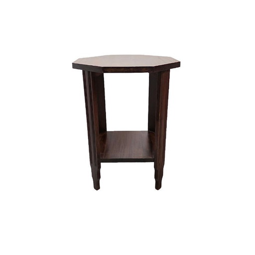 French Art Deco mahogany side table, circa 1920/30