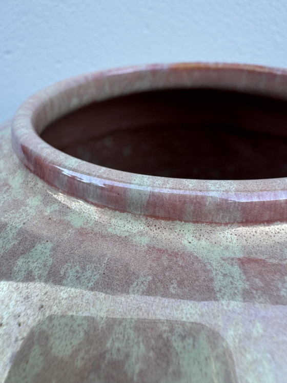 Jarrón Esfera de Loza de Charolles Iridiscente Años 80 – Jarrones, Ceramic (photo 6 of 10)