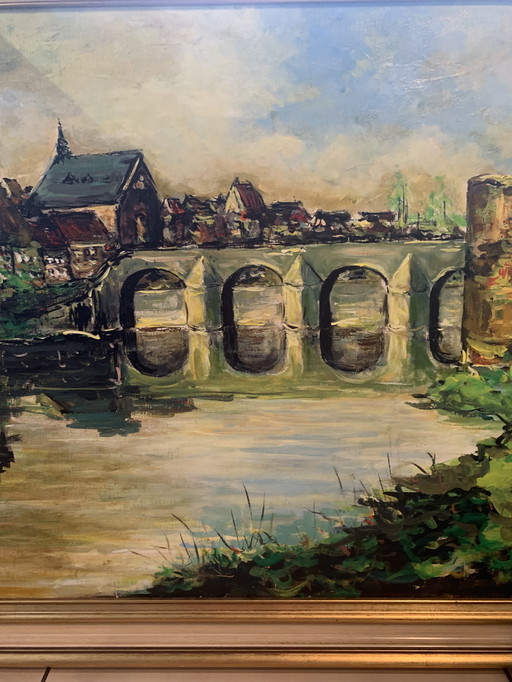 Acryl schilderij 