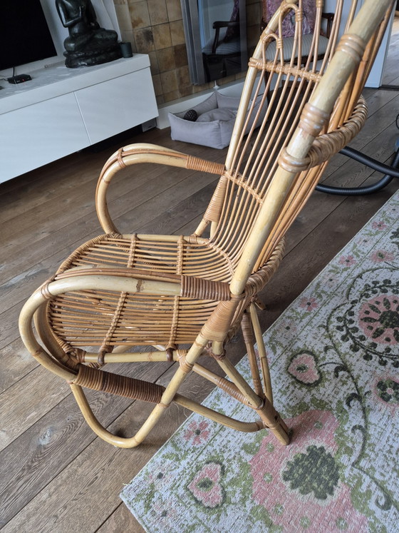Preciosa silla Rohé Noordwolde – Sillones, Ratán, Mimbre (photo 3 of 6)