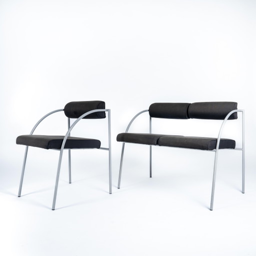 2x poltrone postmoderne Bieffeplast Rodney Kinsman Vienna