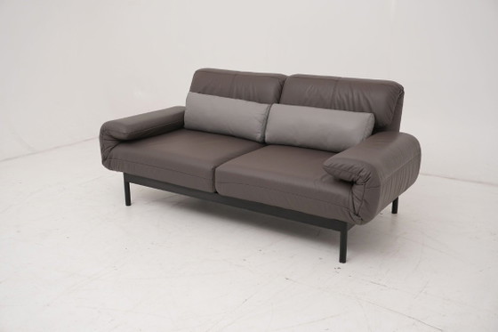 Image 1 of Canapé deux places Rolf Benz Plura 380 Relaxsofa en cuir marron