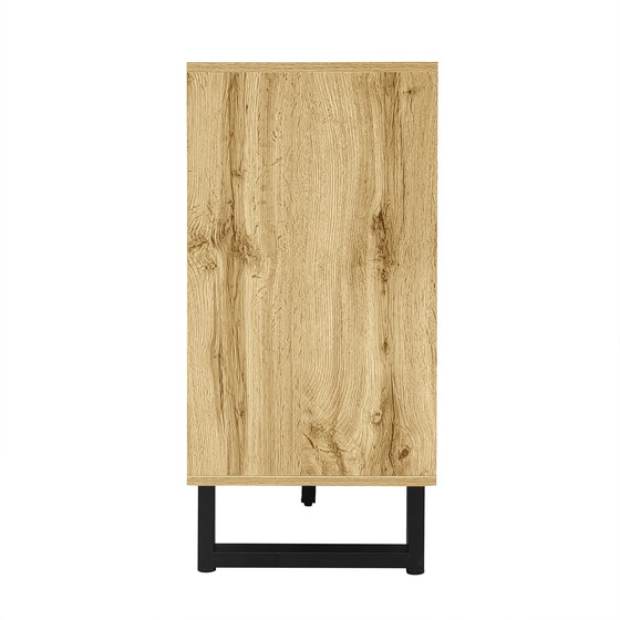 Image 1 of Urban Meuble buffetkast met 2 deuren en 3 laden in hout look 150*38*77cm