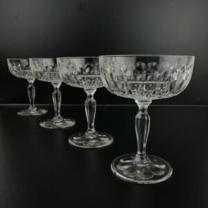 Image 1 of Champagnergläser-Set aus Kristallglas, 1970er Jahre