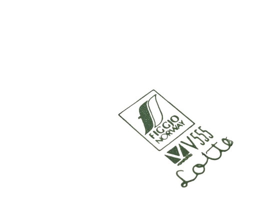 Image 1 of Figgjo Noorwegen - decor Lotte - Turi Gramstad Oliver -  Figgjo Flameware - decor Tor Viking - botersmelter - koekenpan - 60's