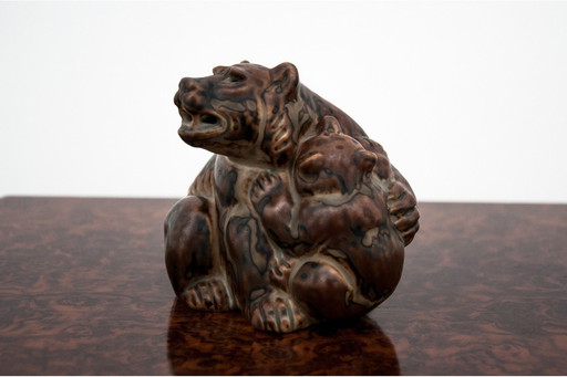 Bear figure, designed by Knud Khyn, Royal Copenhagen