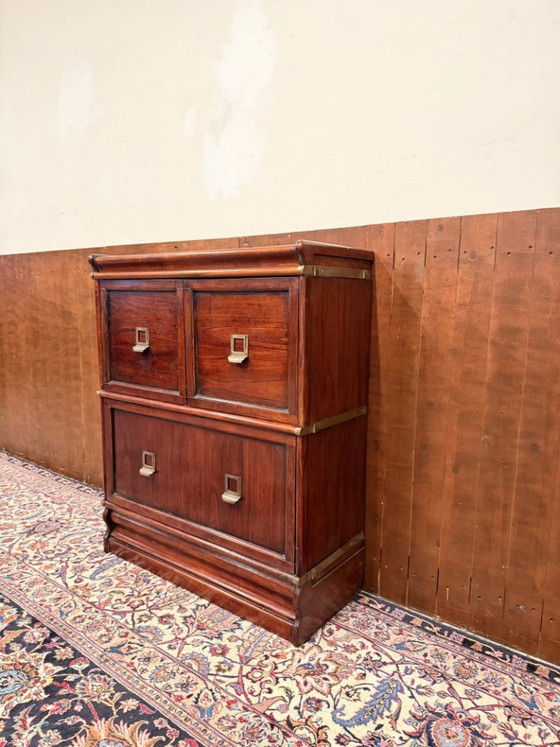 Archivador original Globe Wernicke – Archivadores, Madera, Latón (photo 3 of 9)