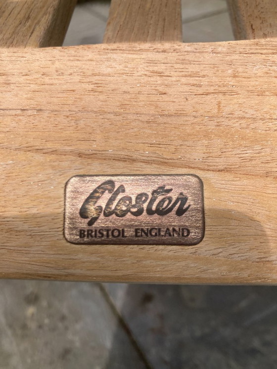 Image 1 of Classica poltrona da giardino inglese in teak, qualità premium di Gloster