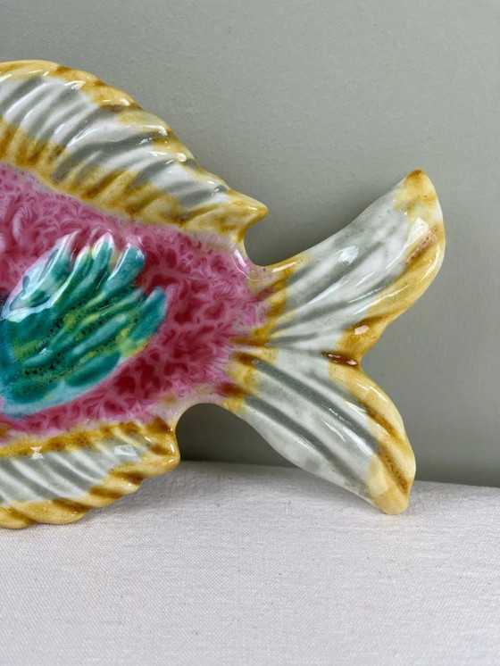 Vassoio portagioie a forma di pesce di Vallauris – Ciotole, Porcelain, Vintage (photo 5 of 9)