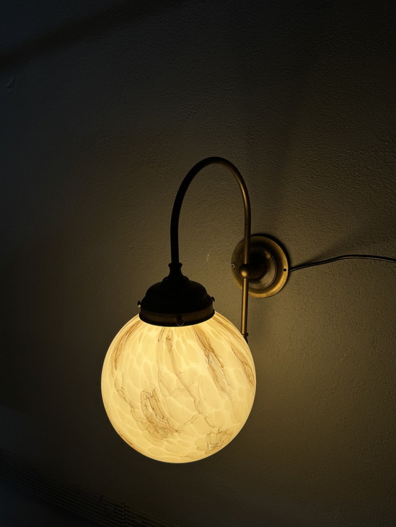 Image 1 of Suggestiva lampada da parete vintage marmorizzata di AGI Verlichting (Almelo)