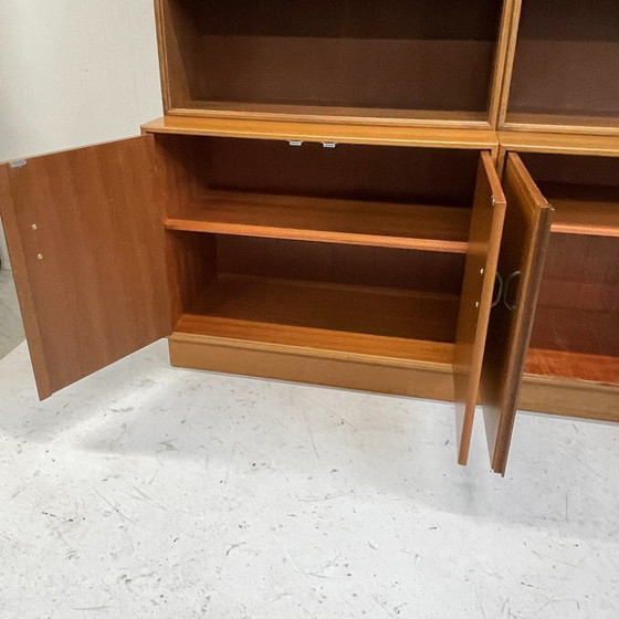 Image 1 of XL Modulaire Midcentury Kemkes Formule wandkast boekenkast vintage