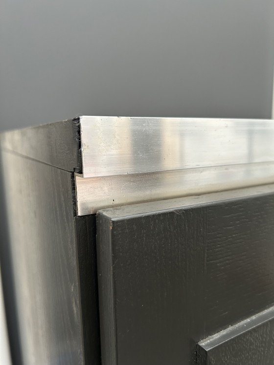 Image 1 of Brutalistischer Barschrank aus Holz – 1970er Jahre