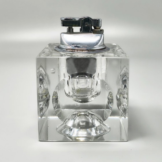 Image 1 of Raucher-Set aus italienischem Kristallglas aus den 1970er Jahren von Antonio Imperatore.