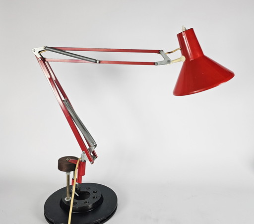 HCF - architectenlamp - klemlamp - model 84 - Denemarken - 1970's