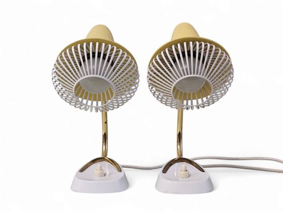 Image 1 of Pair of bedside lamps / table lamps, Robert Pfäffle, 1950s