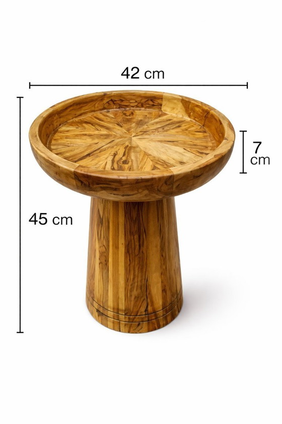 Image 1 of Handgemaakte Marokkaanse tafel van massief mahoniehout | Handgemaakte massief mahoniehouten tafel – Marokkaans ambacht