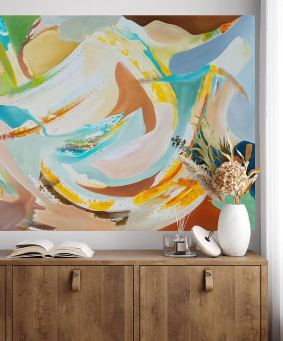 Acrylic painting #earth 150x100cm – joart, Paintings & Drawings, Canvas (photo 4 of 15)