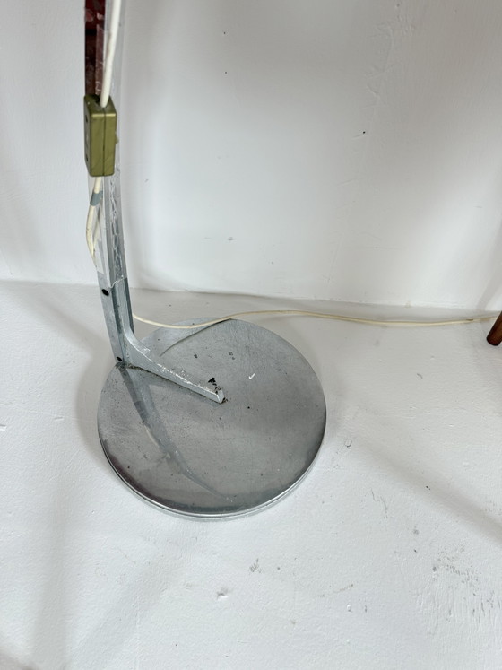 Lampe à arc réglable XL vintage, Italie années 70 – Lampadaires, Chrome, Metal (photo 5 of 9)