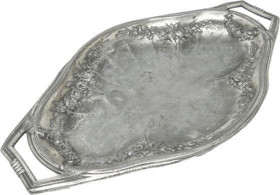 Plato de Verit, Varsovia, Polonia, principios del siglo XX. – Accesorios de mesa, Metal, Silver (photo 3 of 12)