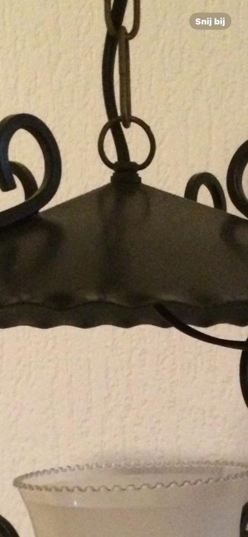 Leuke oude hanglamp!
