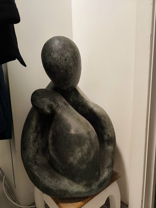 Bronzeskulptur der Zuneigung