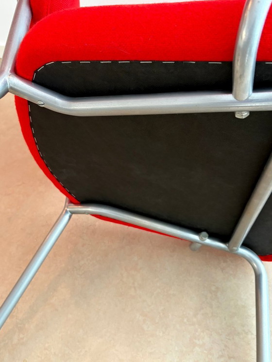 Image 1 of Gispen | armstoel nr 352 / 1271 | Ch. Hoffman | Kvadrat Tonus | bureaustoel | rood 