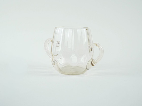 Image 1 of Secchiello per il ghiaccio in vetro, design italiano, anni '70, prodotto in Italia