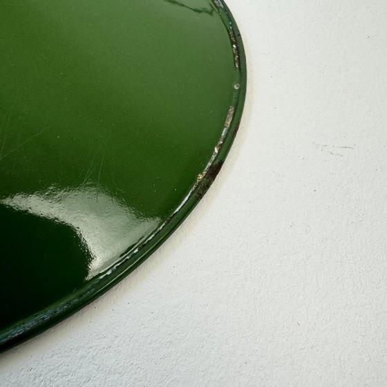Image 1 of OLD INDUSTRIAL CONICAL ENAMELED SUSPENSION
