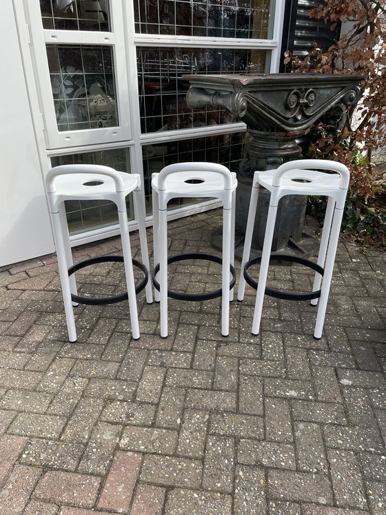 Image 1 of Kartell barkrukken, jaren 80 new old stock