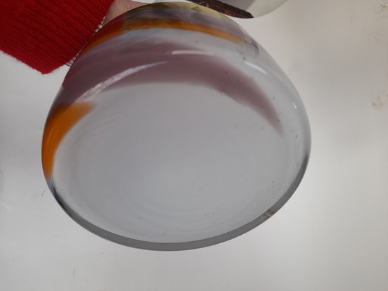 Image 1 of Grande base per lampada Holmegaard in vetro colorato