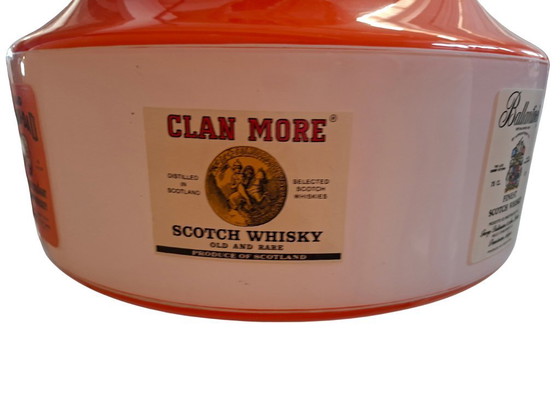 Image 1 of Vintage 1970s Space Age Chandelier - Orange and White - Scotch Whisky Design