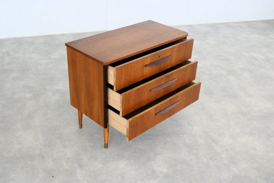 Image 1 of vintage teak Zweedse ladenkast 