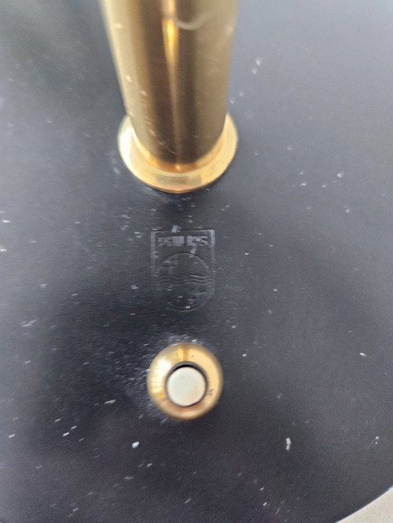 Image 1 of Lampada da tavolo Senior di Louis Kalff, nera.