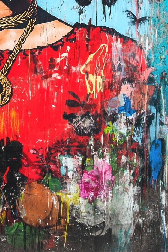 Image 1 of Léa OTTAVI - Frida's Bold - Digital painting on canvas