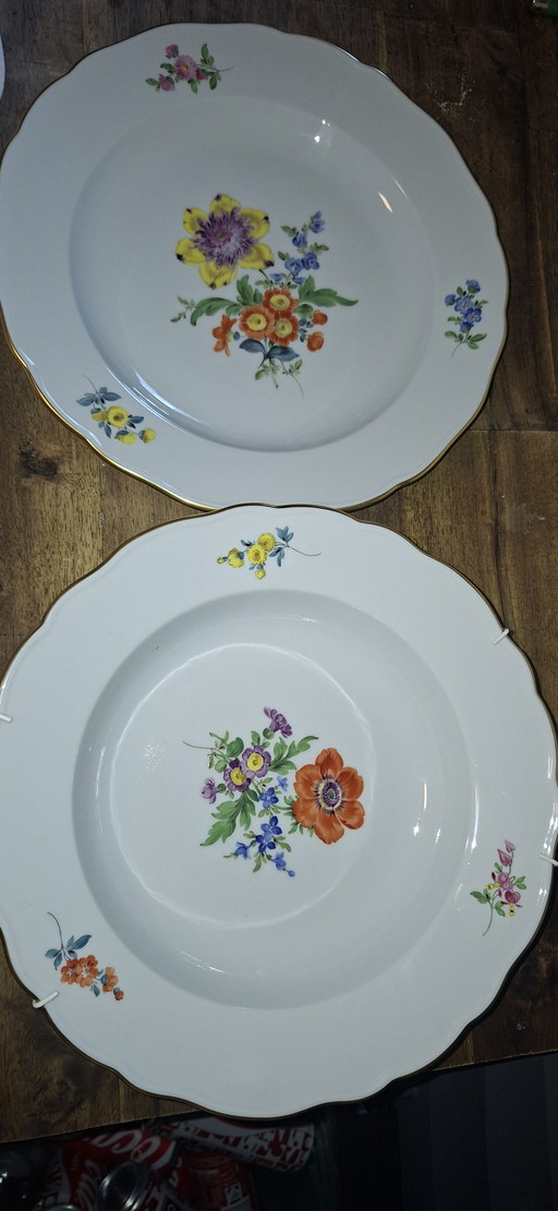 2 Designer Teller Meißen