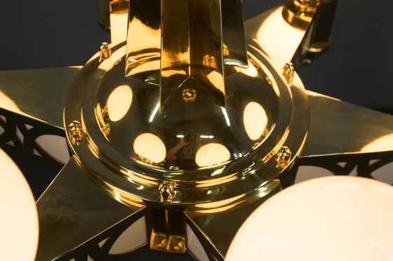 Image 1 of Rare lustre Art Nouveau d'Emil Kralik pour Vulkania, années 1920