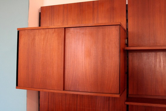 Image 1 of "Urio" modular wall system by Ico and Luisa Parisi for MiM 1957, two-module bookcase, Italy, 1960s