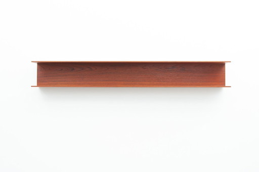 Teak wall shelf by Walter Wirz for Wilhelm Renz (1960s)