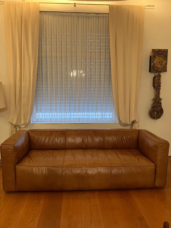 Image 1 of Flamant 3-Sitzer in hochwertigem cognacfarbenem Leder