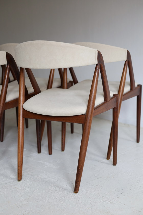 Image 1 of Set of 6 dining chairs model 31, Kai Kristiansen, 1960s
