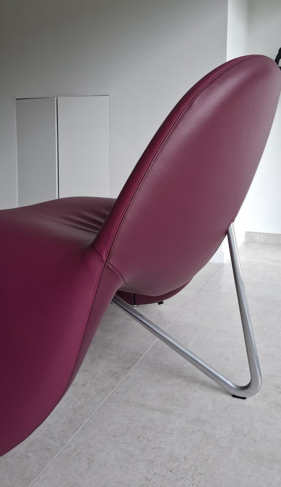 Leolux Sella - Farbe Dahlie/Orchidee – Beistellstühle, Leather (photo 3 of 5)