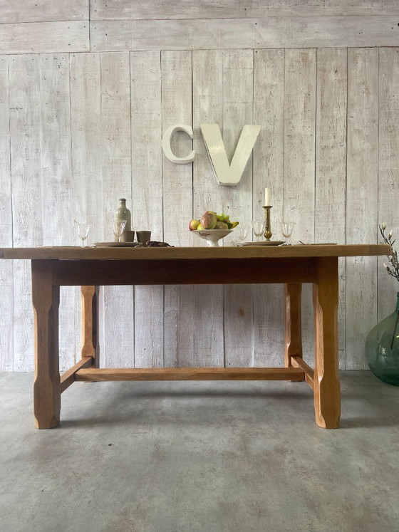 Image 1 of Oak farmhouse table 160x90cm