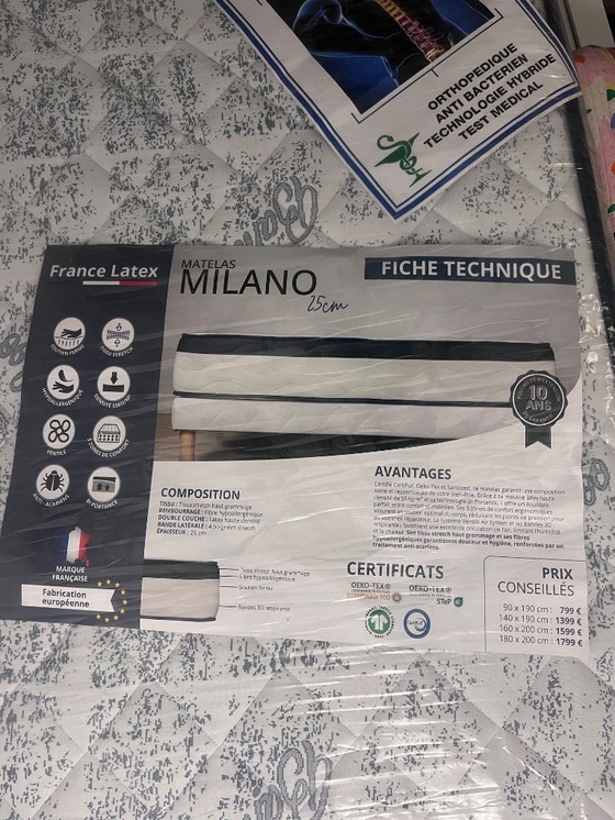 Image 1 of Nuovo materasso ortopedico 90x200