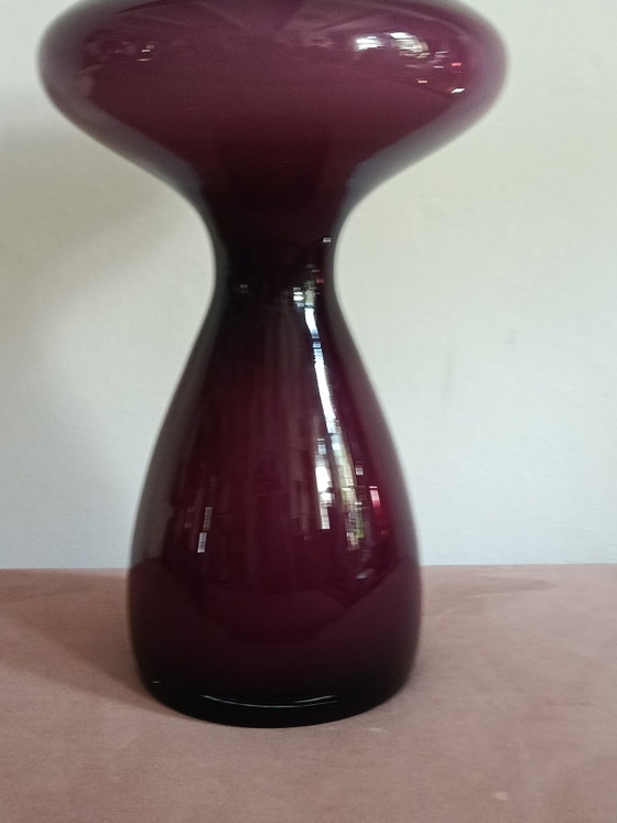 Vaso in vetro fuso Kumela Finland Greeting, anni '60 – Vasi, Glass (photo 6 of 7)