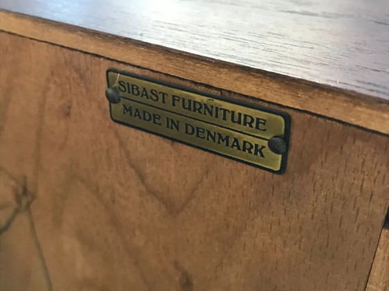 Image 1 of 60s 70s Sideboard Highboard Teak Arne Vodder Sibast Model 54 Design 60s