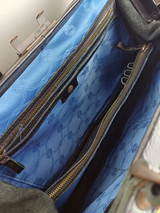 Zgan Medium Werktas Clippersluiting Zwart Fred de la Bretoniere – Laptoptassen, Calfskin (photo 9 of 10)