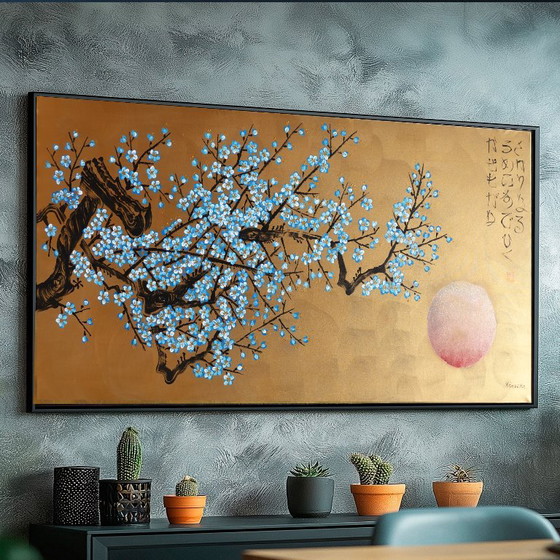 Sakura J543 - Large Original Painting – Paintings & Drawings, Canvas (photo 4 of 17)