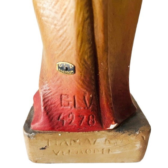 Image 1 of Antique statue of Mary with baby Jesus GLV Gerard Linssen 1910's