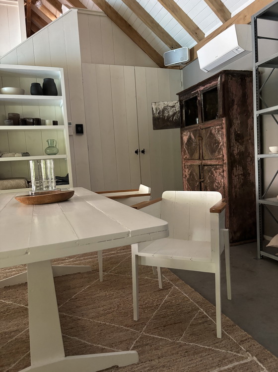 Original reclaimed wood table + chairs Piet Hein Eek – Dining tables (photo 4 of 5)