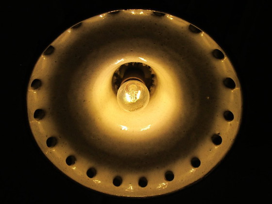 Vintage Danish ceramic pendant lamp from the 1970s (photo 9 of 17)